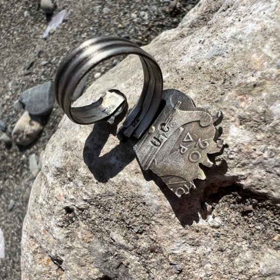 20 Drachmai 1930 Traditional Piece Silver Ring