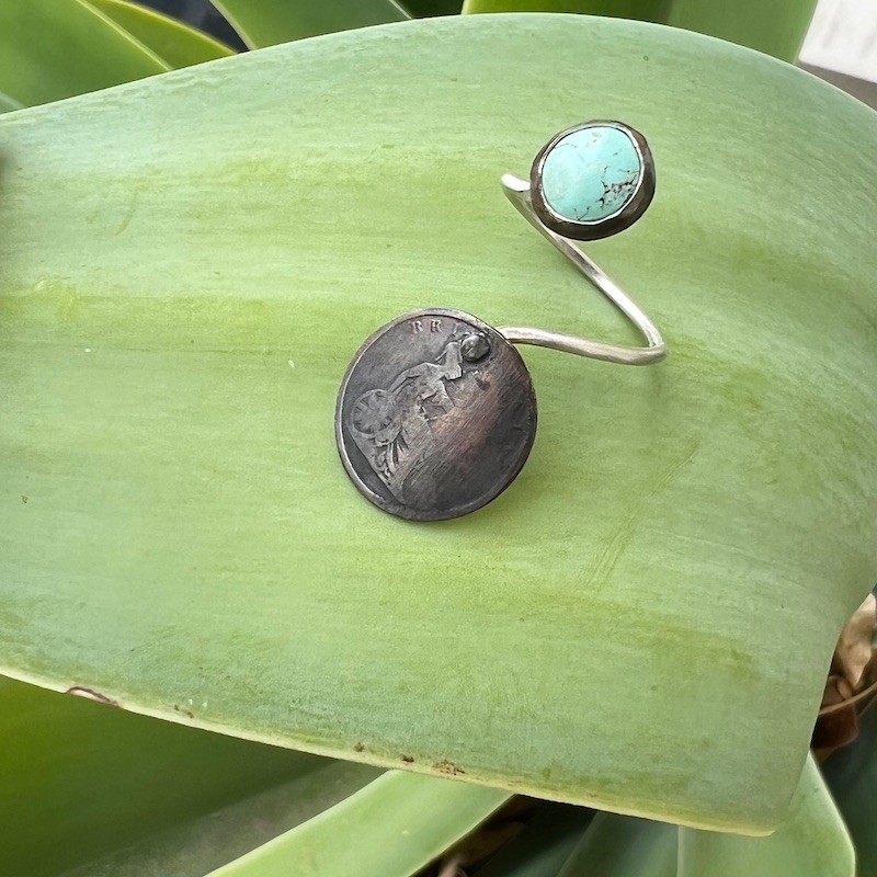 Ionian State Silver Coin Ring 30 Lepta 1849