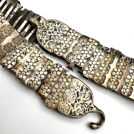 19th Century Traditional Silver Plated Belt