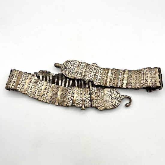 19th Century Traditional Silver Plated Belt