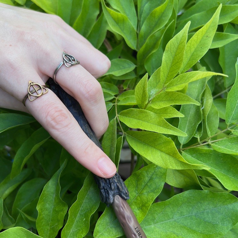 Circle, Line & Triangle Ring