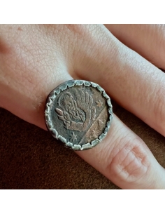 Λιοντάρι Ασημένιο Δαχτυλίδι 1 Soldino Βενετία 1610 2