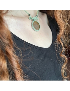 King George A Obolos Macrame Necklace 2