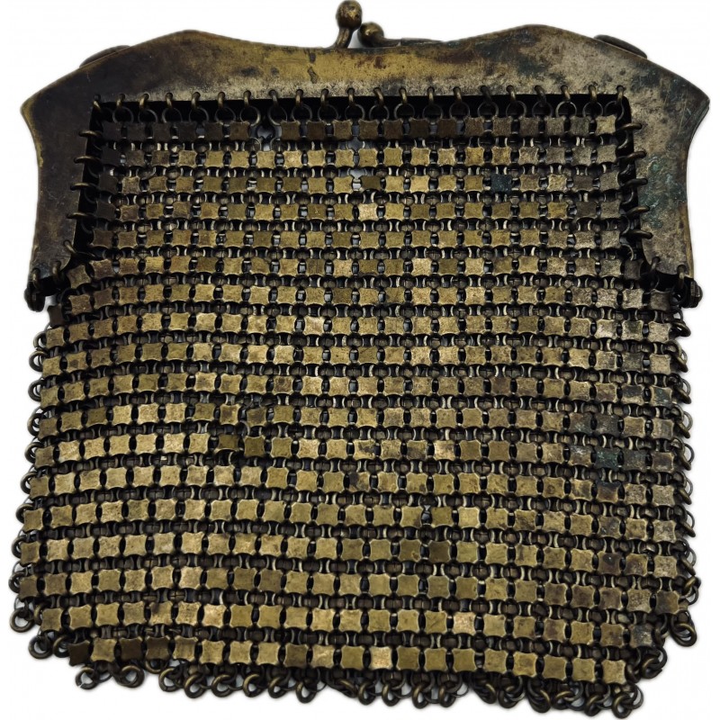 Antique Brass Bag Early 20th century