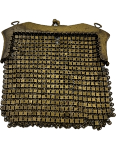 Antique Brass Bag Early 20th century 2