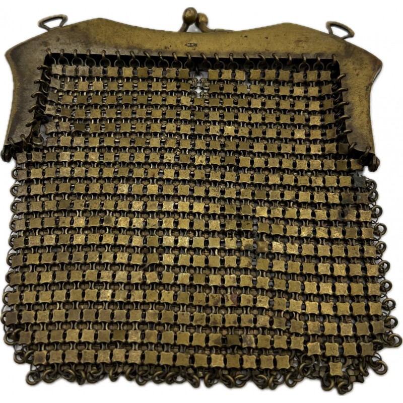 Antique Brass Bag Early 20th century