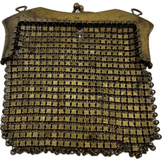 Antique Brass Bag Early 20th century