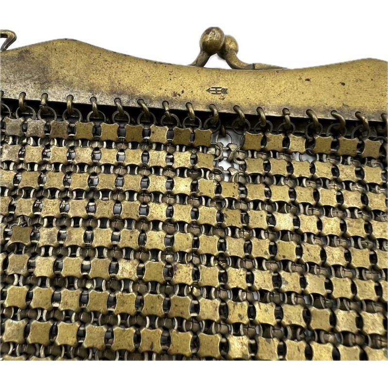 Antique Brass Bag Early 20th century