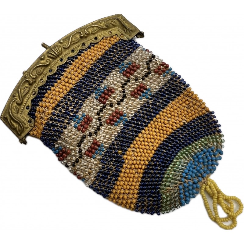 Art Deco Beaded Pouch