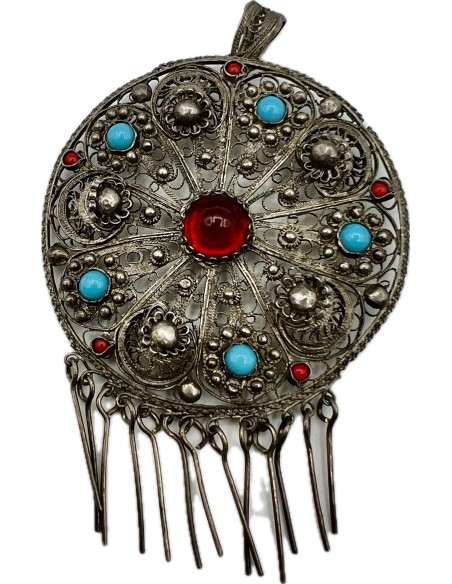 Folklore Silver Pendant from Ioannina City
