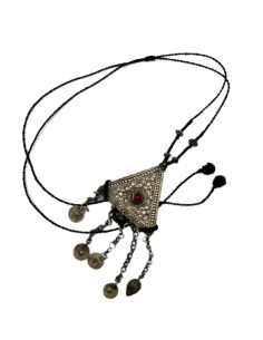 Macrame Necklace 19th Century Traditional Piece