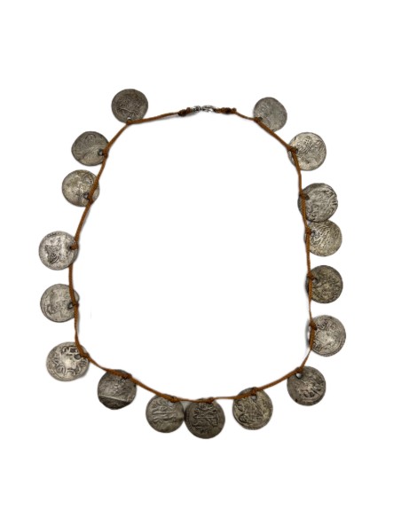 Coins Choker Macrame 18th-19th Century Ottoman Empire Coins Choker Macrame 18th-19th Century Ottoman Empire