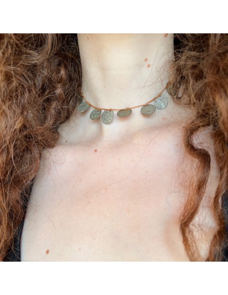 Coins Choker Macrame 18th-19th Century Ottoman Empire Coins Choker Macrame 18th-19th Century Ottoman Empire