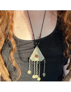 Macrame Necklace 19th Century Traditional Piece 2