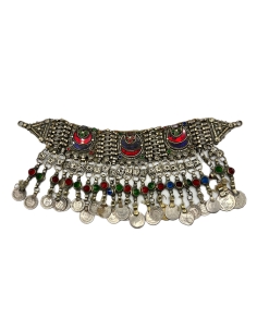 Αφγανιστάν Ασημένια Ζώνη Χορού της Κοιλιάς