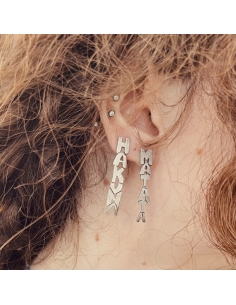 Hakuna Matata Silver Stud Earrings 2