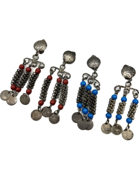 Vintage Dangle Clip Earrings