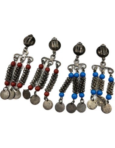 Vintage Dangle Clip Earrings