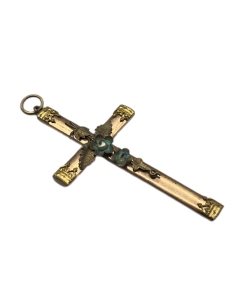 Victorian Neo-Gothic Cross Pendant, Late 19th century 2