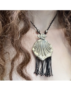 Seashell Macrame Necklace