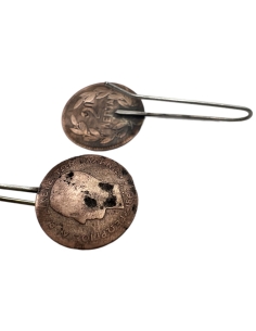 Γεώργιος Ά 1869, Ασημένια σκουλαρίκια με χάλκινα νομίσματα 2