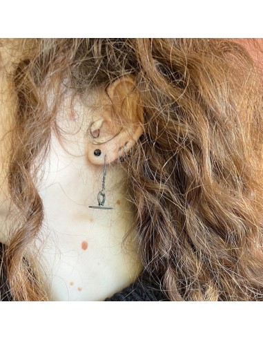 1 Gersh 1889 Menelik II Αιθιοπία Ασημένια Κρεμαστά Σκουλαρίκια