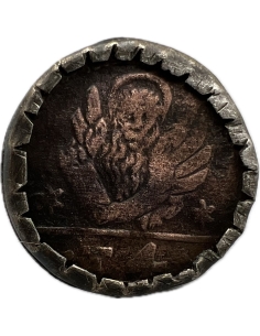 Lion Silver Ring 1 Soldino Venetian Coin 1610