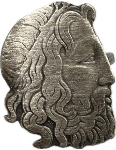 20 Drachmas 1930 Silver Coin Ring Poseidon