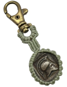 Macrame Keychain Copy of Ancient Coin