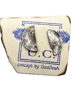 Silver Earrings 20 Lepta 1883 King George