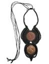 Italian Coins Macrame Necklace