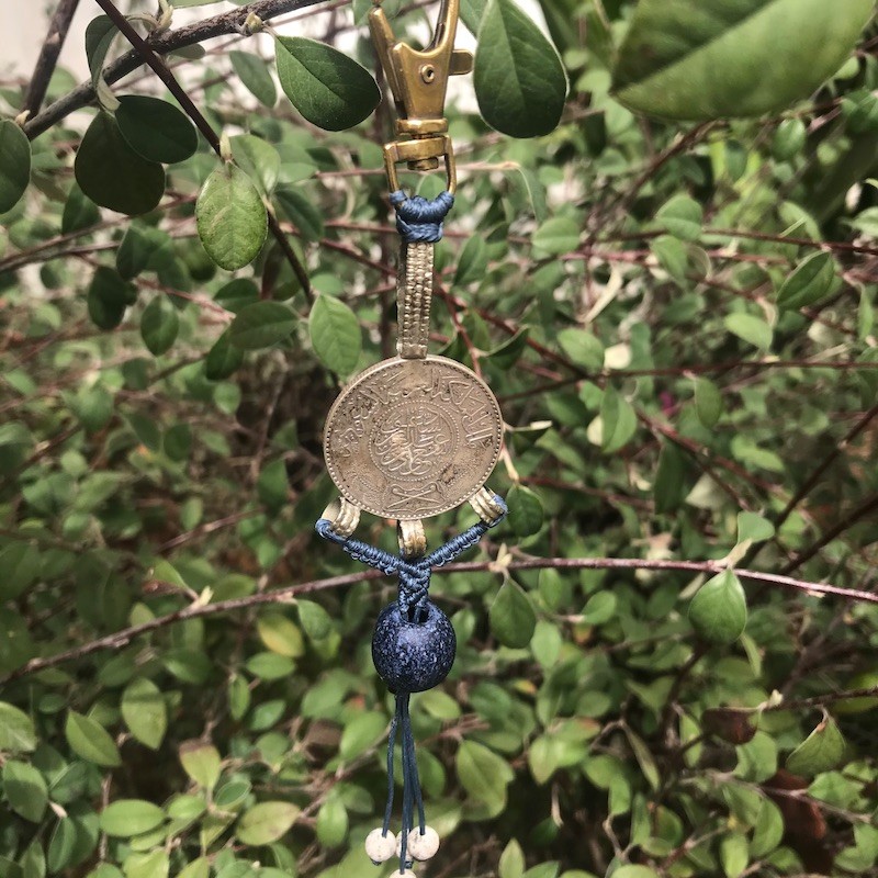 Boho Macrame Keychain