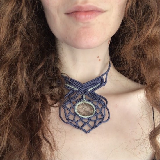 Invisible Macrame Necklace