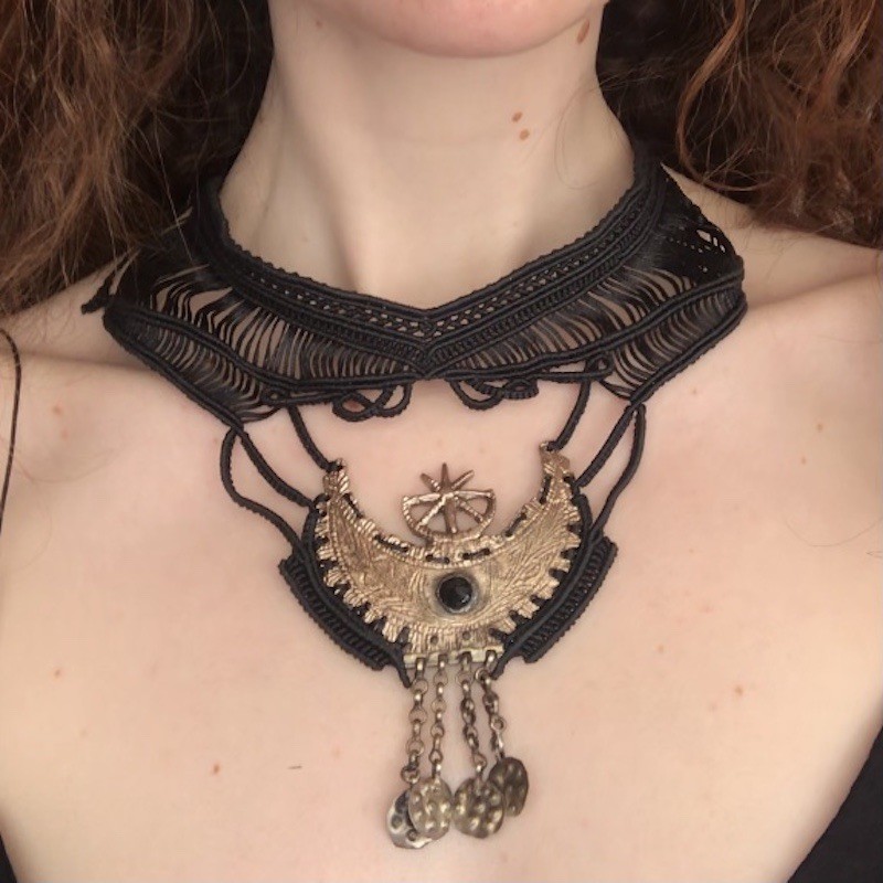 Traditional Jewelry Macrame Necklace